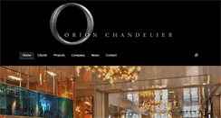 Desktop Screenshot of orionchandelier.com