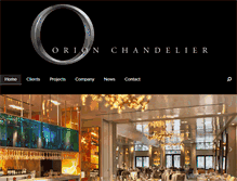 Tablet Screenshot of orionchandelier.com